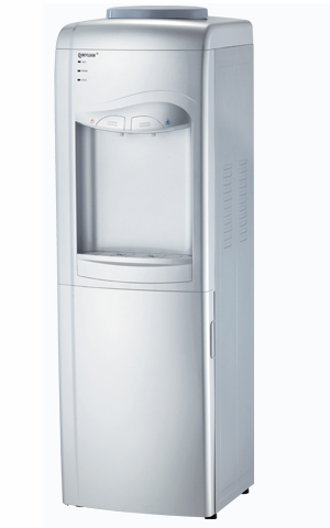 Hot and Cold Water Dispenser with Storage Cabinet