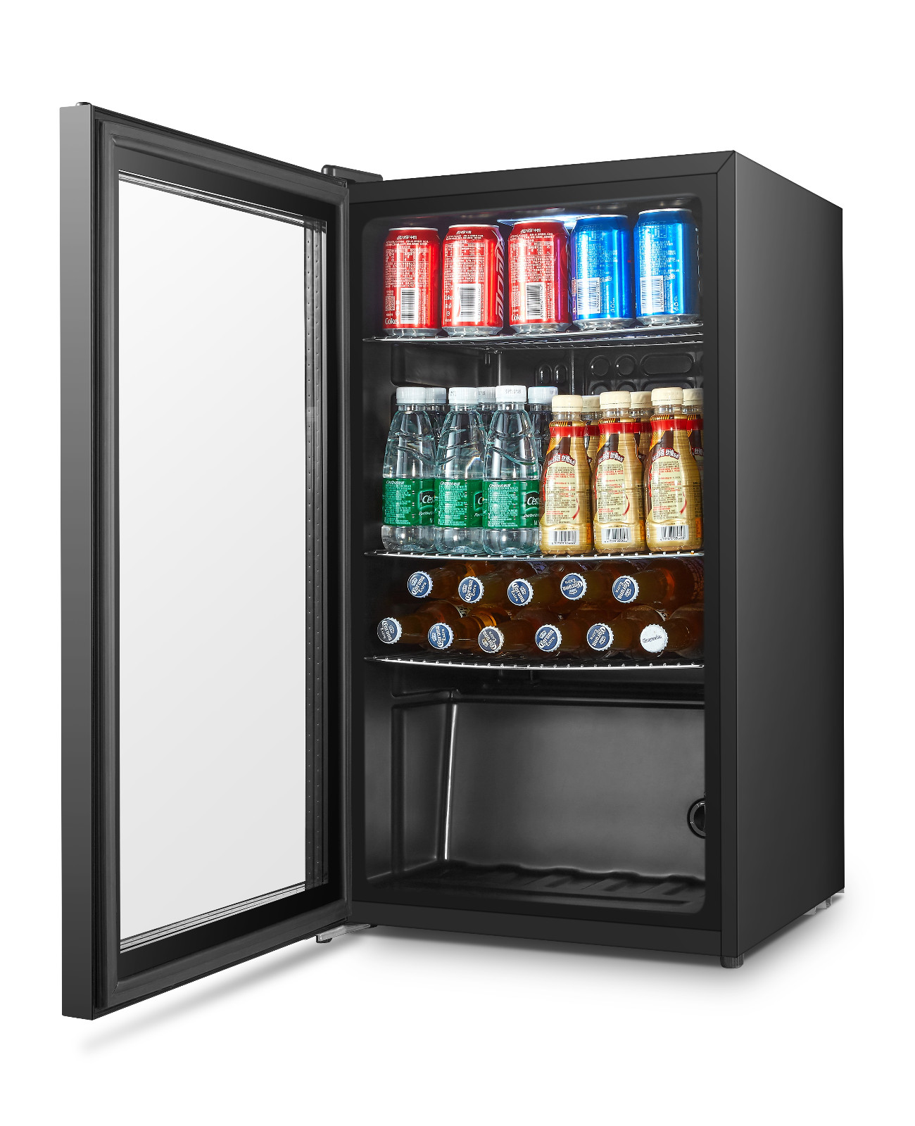 93L Compressor Beverage Cooler with Glass Door