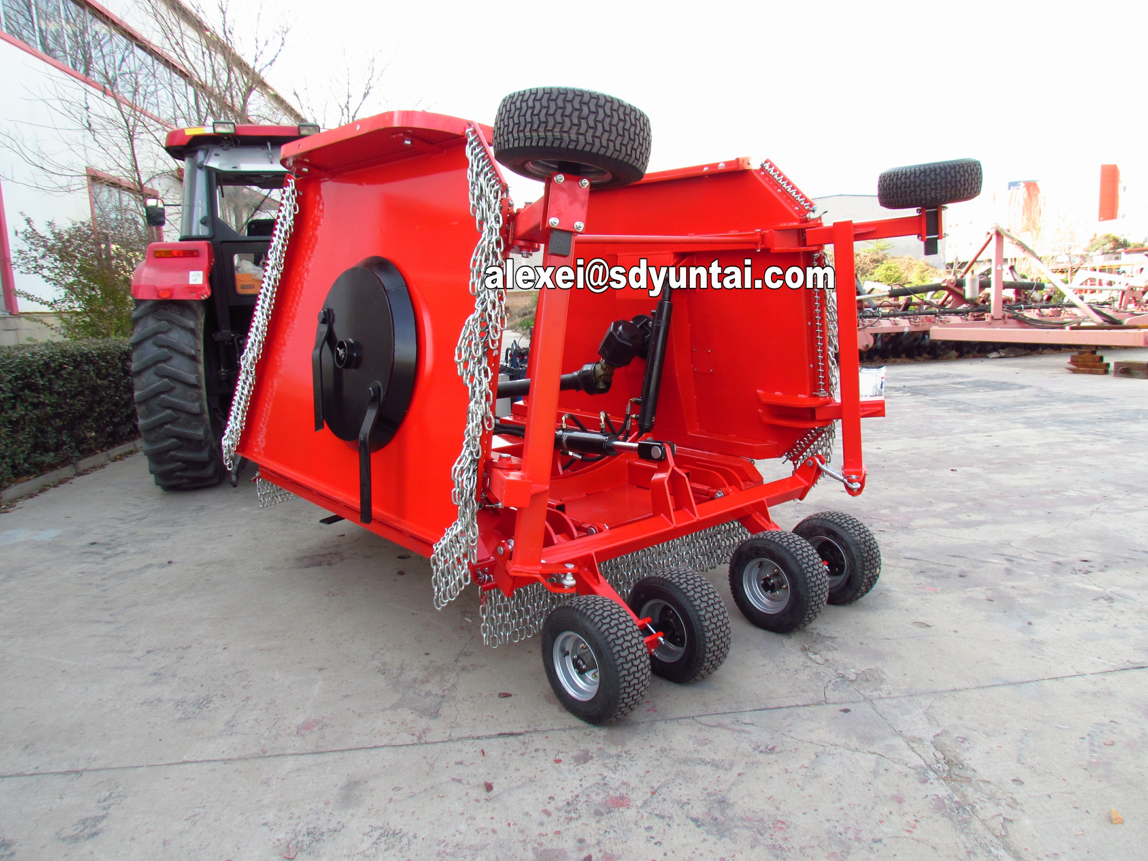 9GY-4.5 mower in transport position