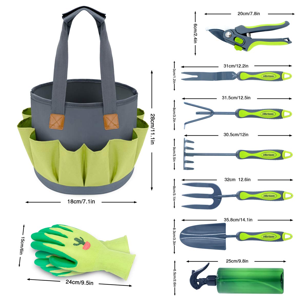 9pcs garden tools set - Image 2