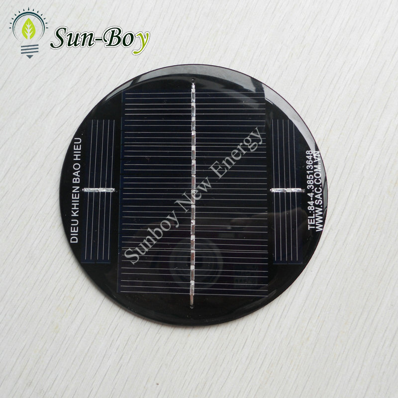 9V 130mA Round Epoxy Encapsulated Solar Panel