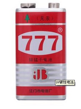 9V Carbon-Zinc Battery