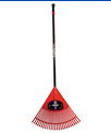 Lightweight Leaf Rake with Flexible Head