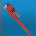 Adjustable Pipe Wrench for Plumbing