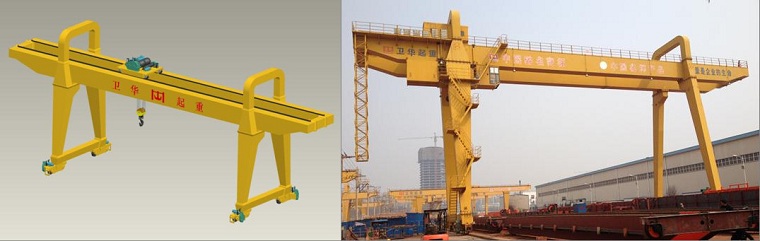 A-Frame Double Girder Gantry Crane