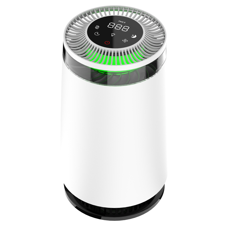Desktop UV Air Purifier with HEPA and Activated Carbon Filters