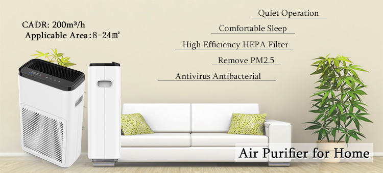 Key features of the HEPA H11 air purifier