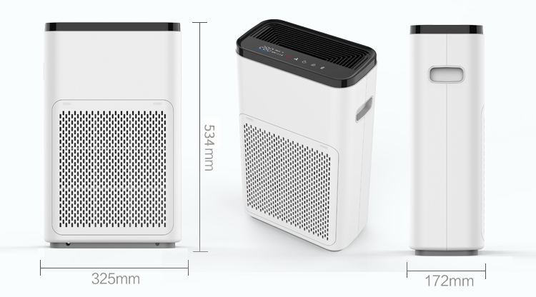 Product dimensions diagram