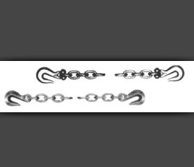 USA Standard Chain with Hooks