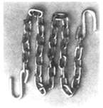 Metal Lifting Chain with Hooks