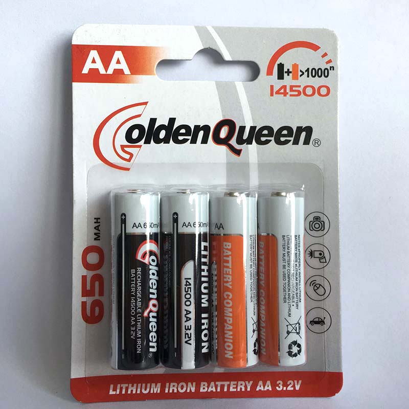 AA 14500 Lithium Iron Battery Blister - Image 4