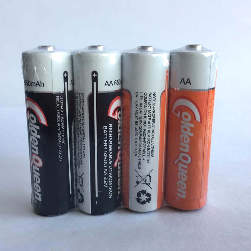 AA 14500 Lithium Iron Battery Shrink Pack - Image 2