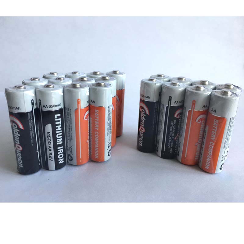 AA 14500 Lithium Iron Rechargeable Battery Pack