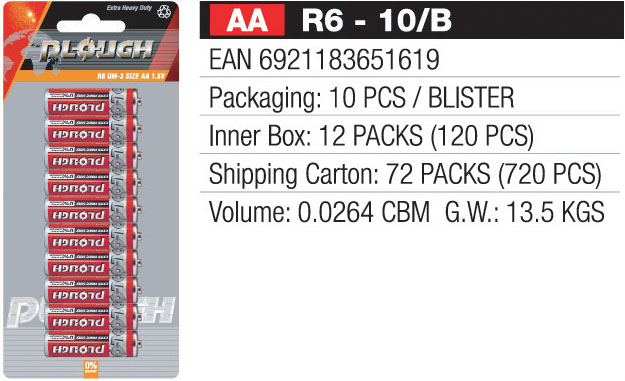 AA R6 Batteries