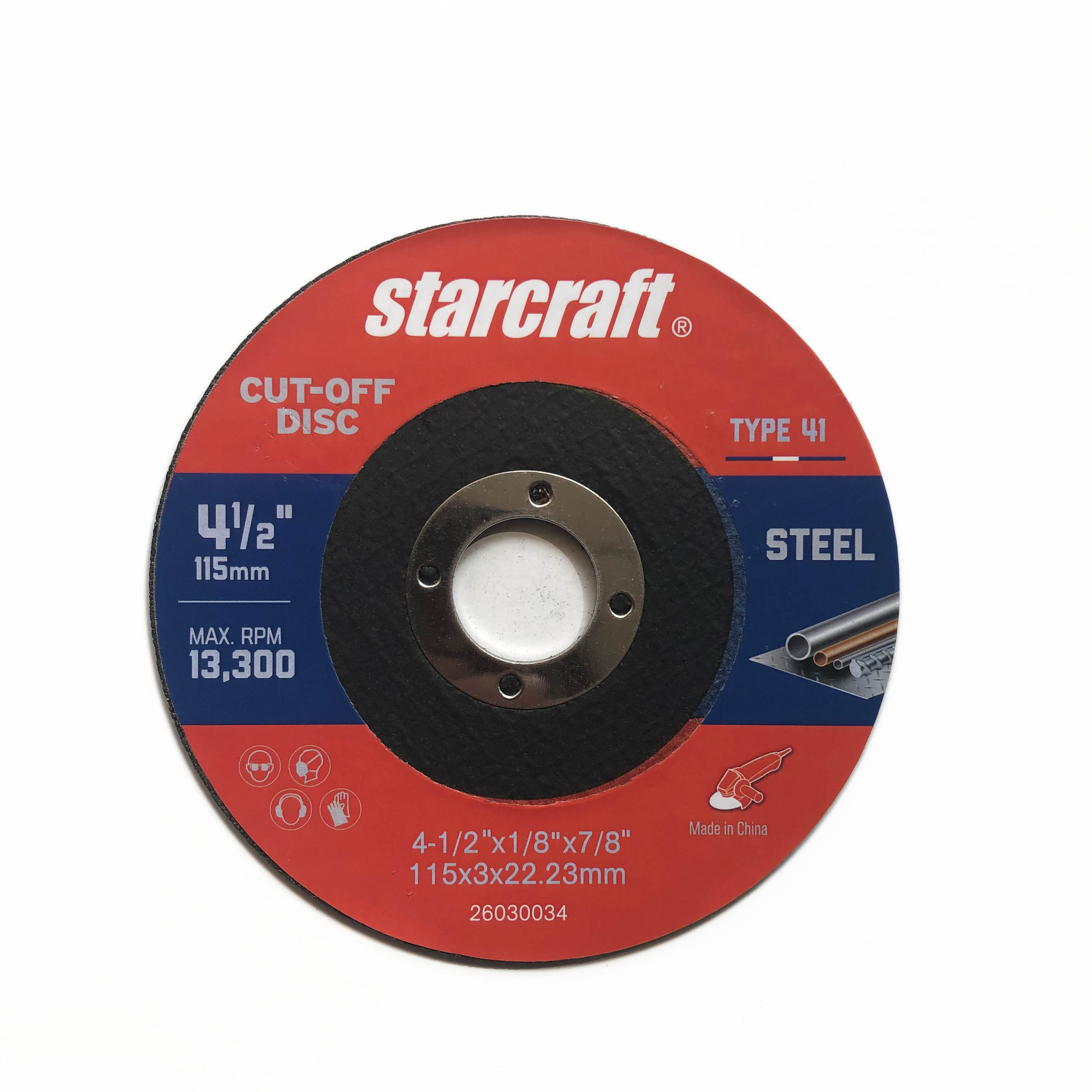 4.5 Inch Abrasive Cut-Off Disc for Steel