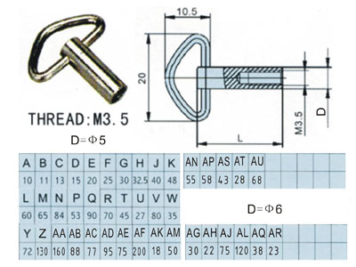 Threaded Lifting Eye Bolt with D-Shackle