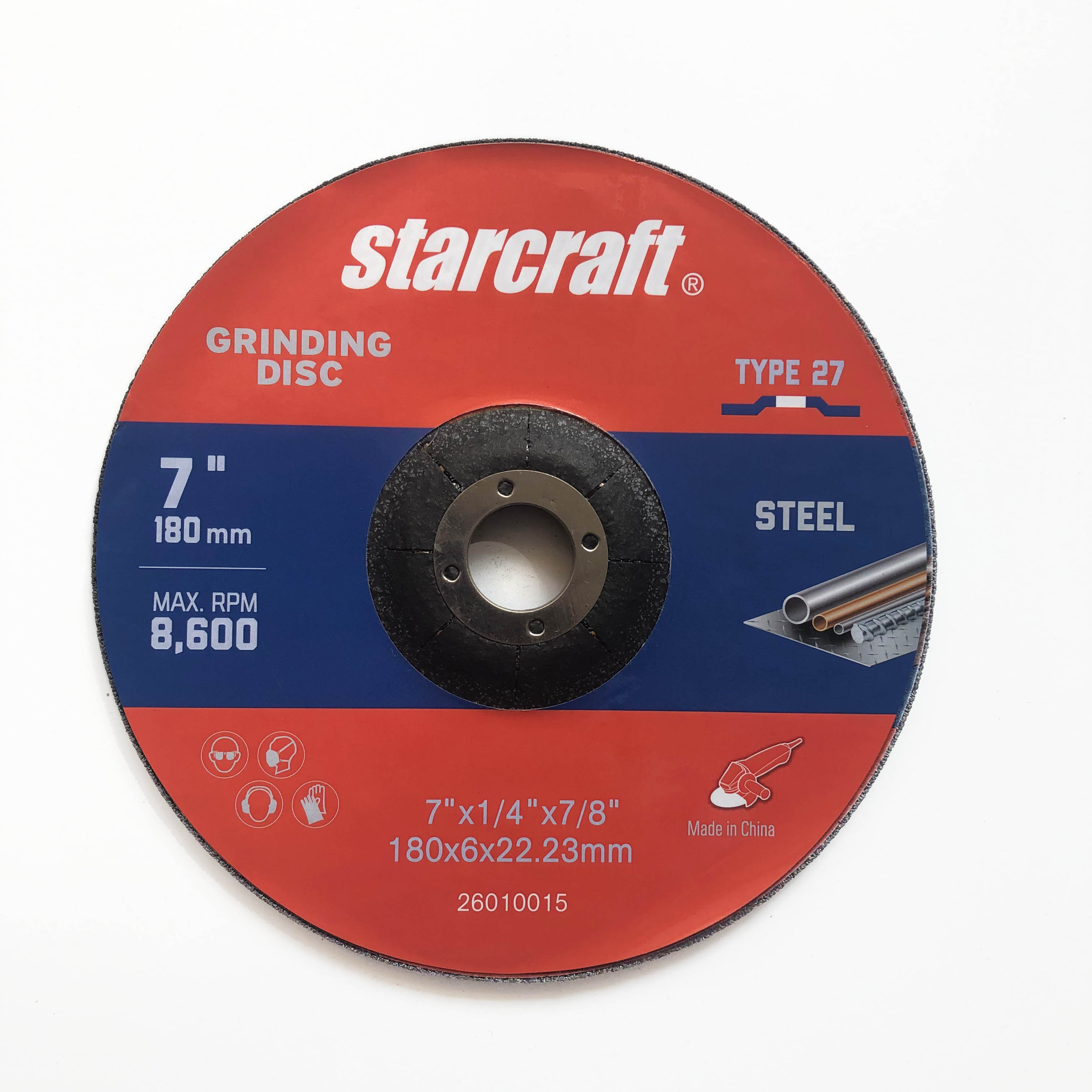 7-Inch Abrasive Grinding Disc for Steel