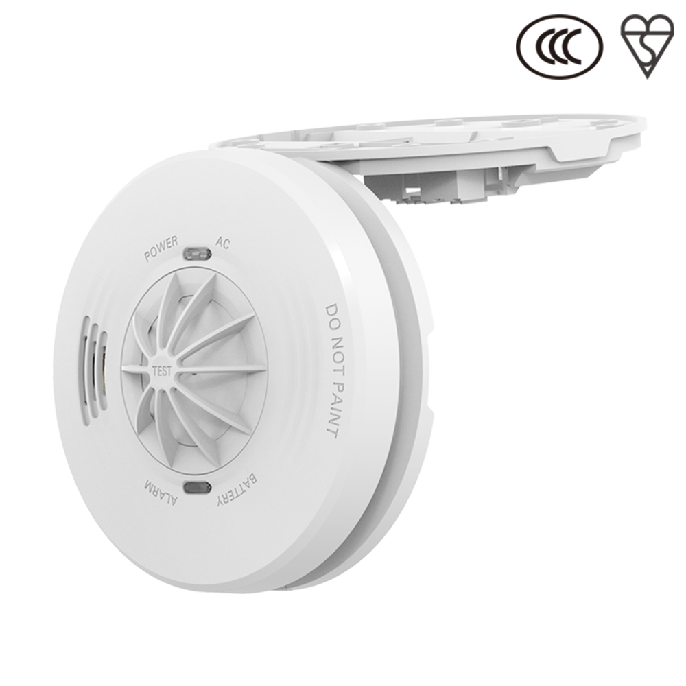 Heat Alarm with Wired/Wireless Interconnection