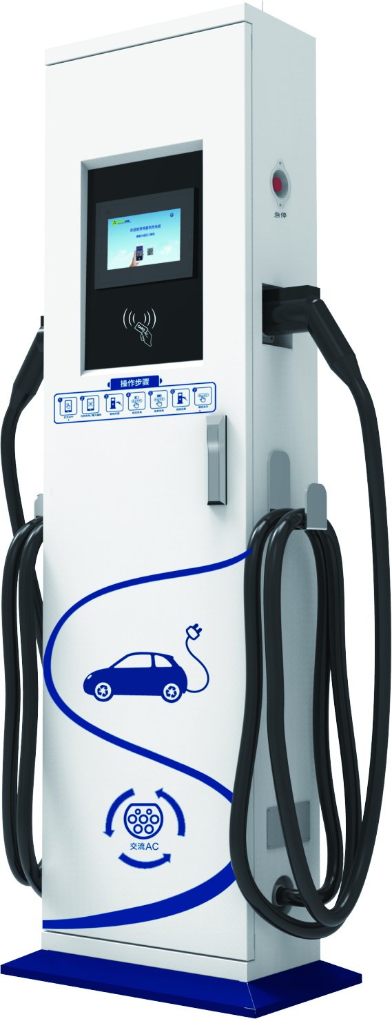 84kW Vertical AC Charging Pile for Electric Vehicles