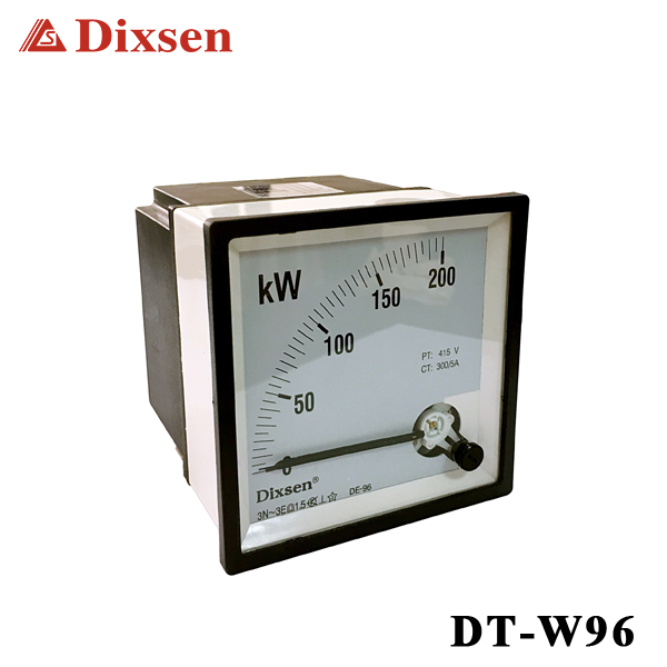 AC Moving Coil Rectangular Panel Power Meter