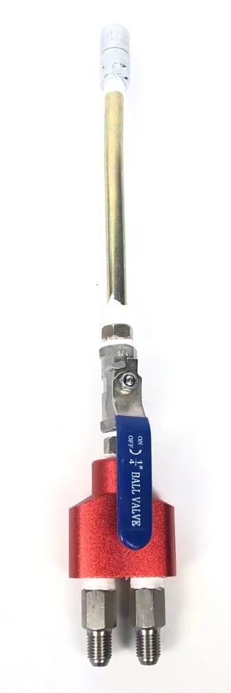 Close up of injection pump control valve and outputs