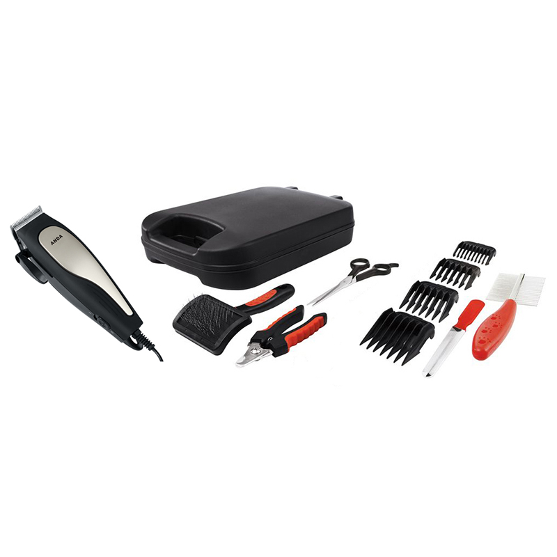 Pet Grooming Kit with Electric Clipper and Accessories