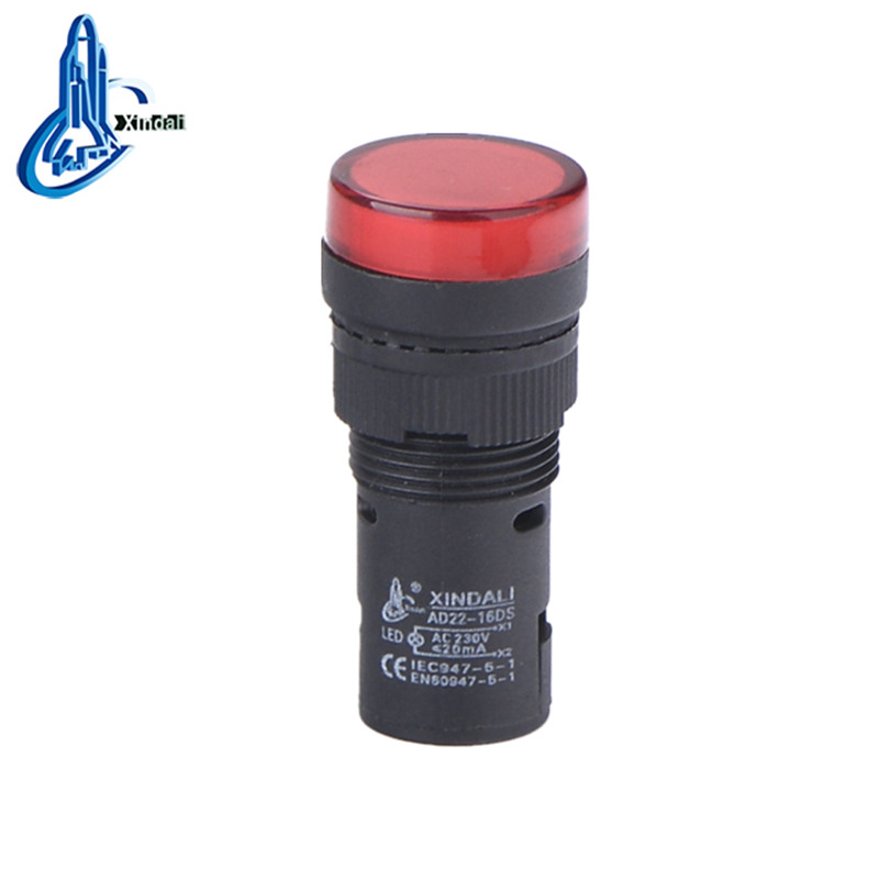 Mini LED Indicator Light with Red Lamp