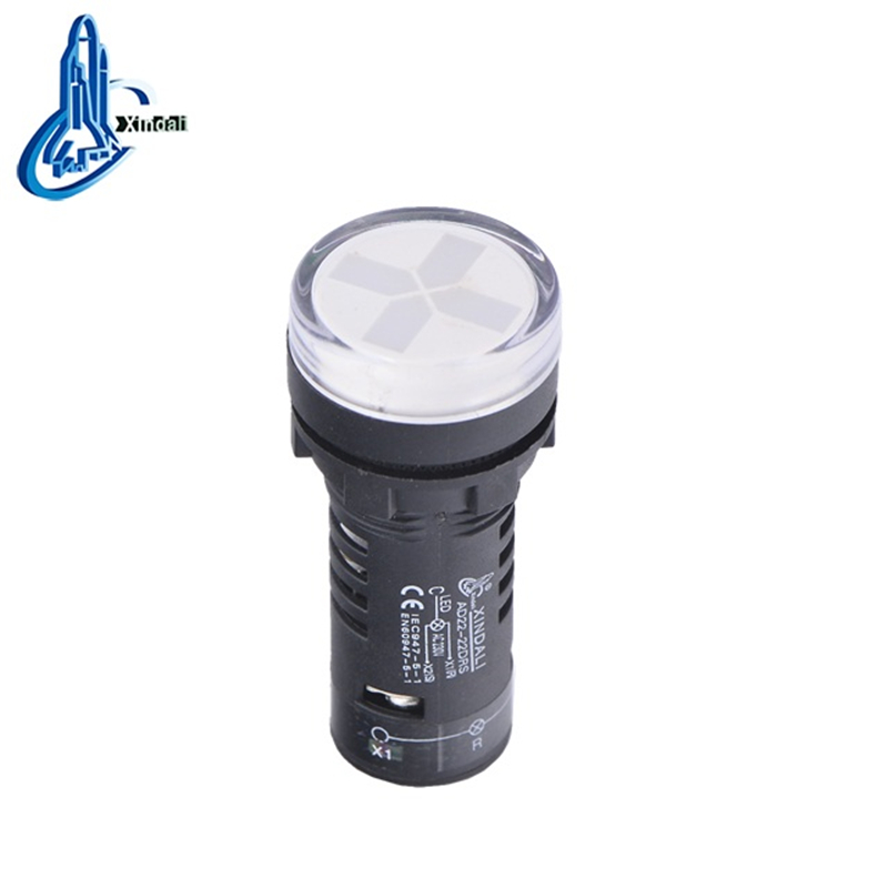 22mm LED Indicator Light 12V Plastic Signal Lamp
