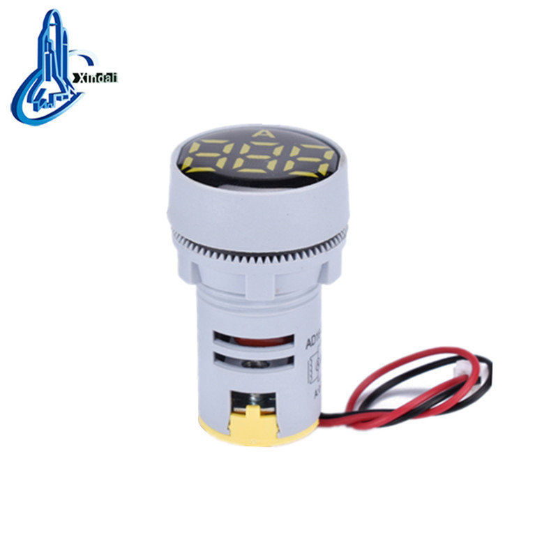 LED Voltage Indicator Light with Integrated Meter