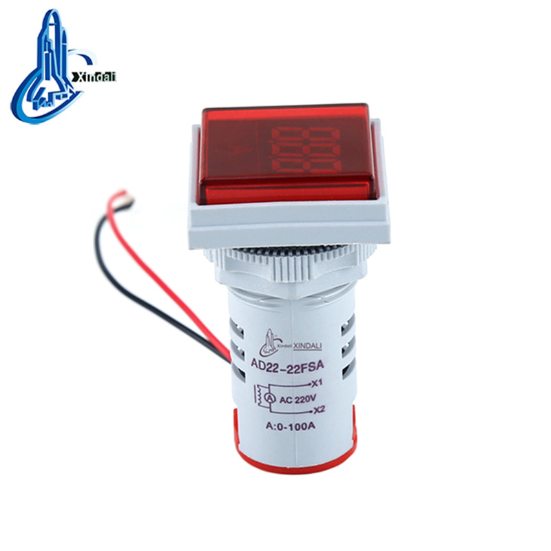 Digital LED Panel Mount Voltmeter
