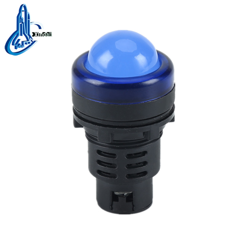 AD22-30AS Blue LED Panel Indicator Light