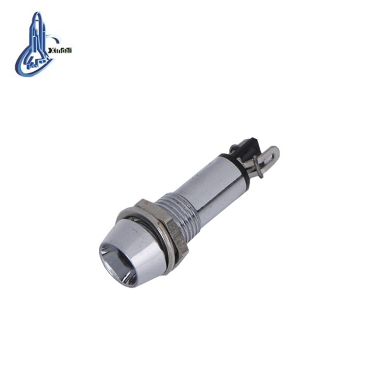 8mm LED Metal Indicator Light