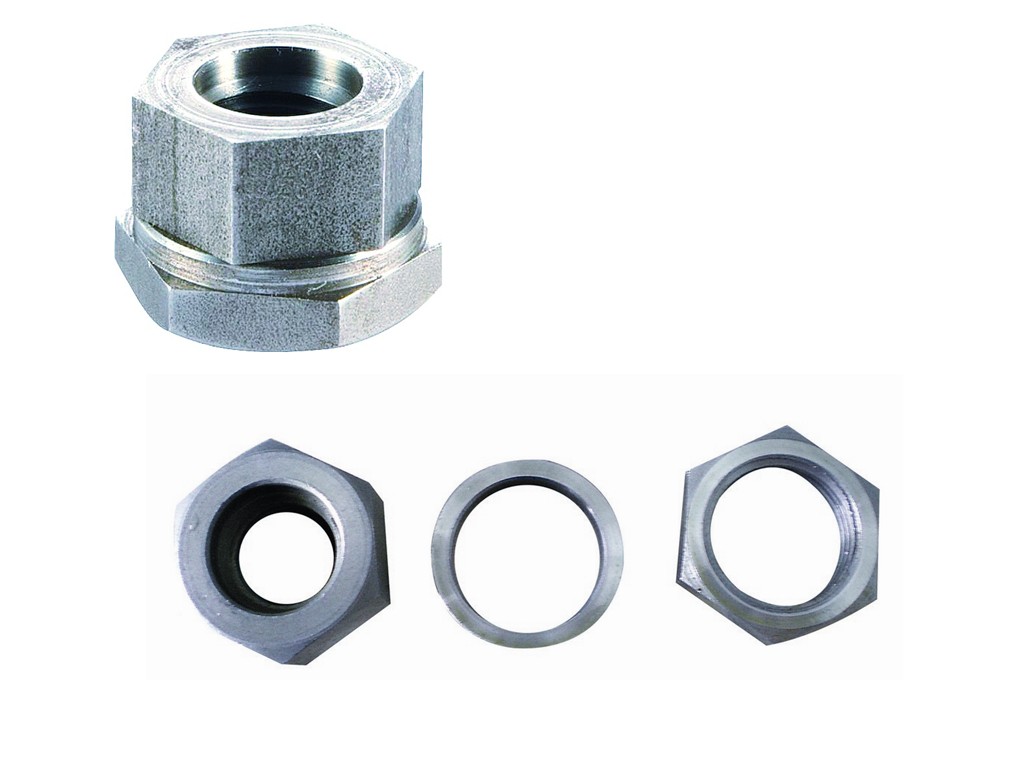 Threaded Pipe Adaptor with Washer and Lock Nut