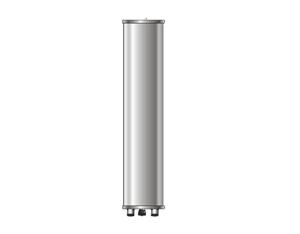 Antenna model HXHMDX0B0024033DXTHF highlighting its adjustable downtilt mechanism.