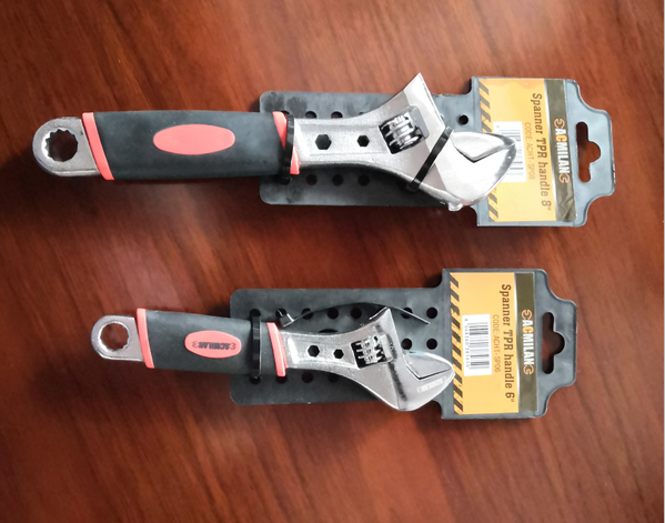 Adjustable Wrench with TPR Handle