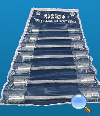 Adjustable Head Socket Wrench Set