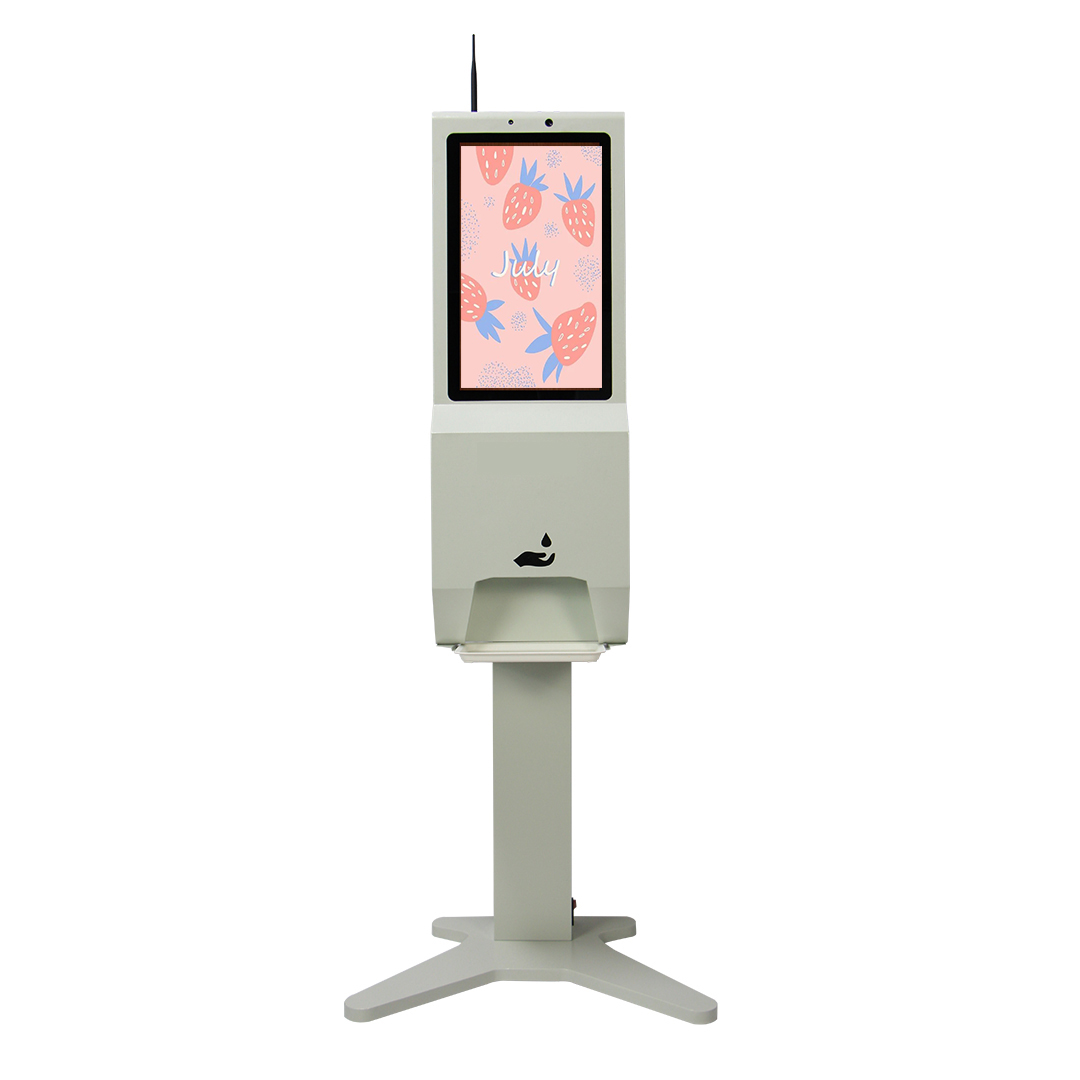advertising display digital signage face recognition temperature measurement automatic han - Image 2
