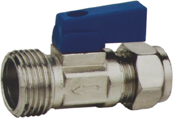 Brass Ball Valve with Compression Fitting
