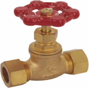 HVAC Brass Angle Valve with 1/2 inch Connection