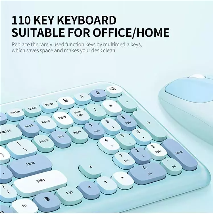 110-key keyboard layout diagram