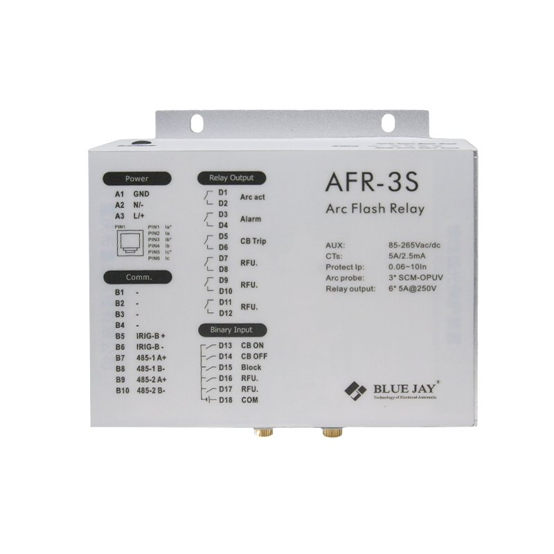 AFR-3S MV HV Switchgear Arc Flash Relay with 3 Channels - Image 3