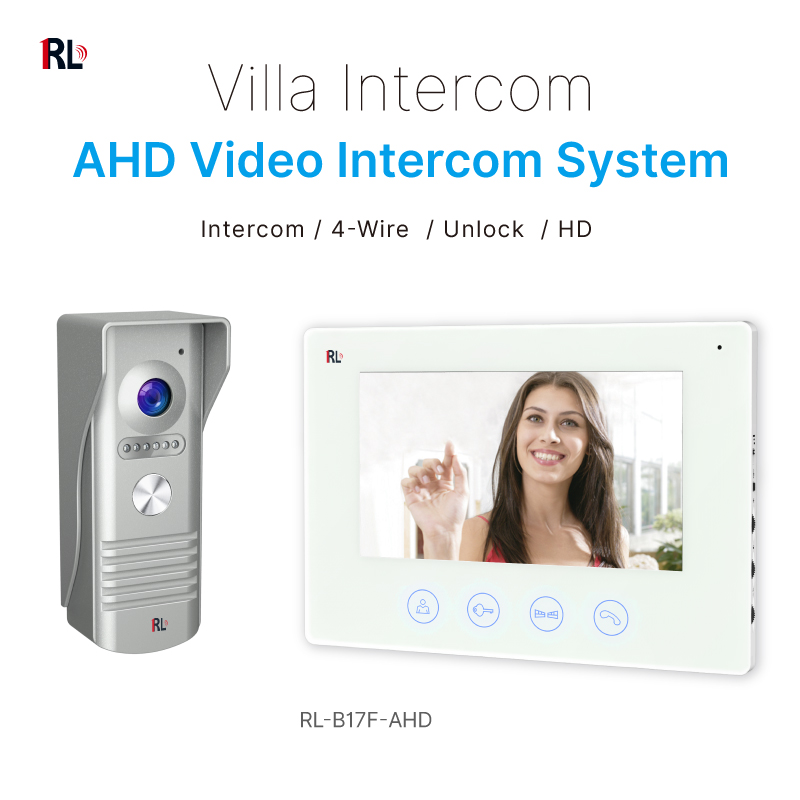 7-Inch AHD Video Intercom System for Residential Security