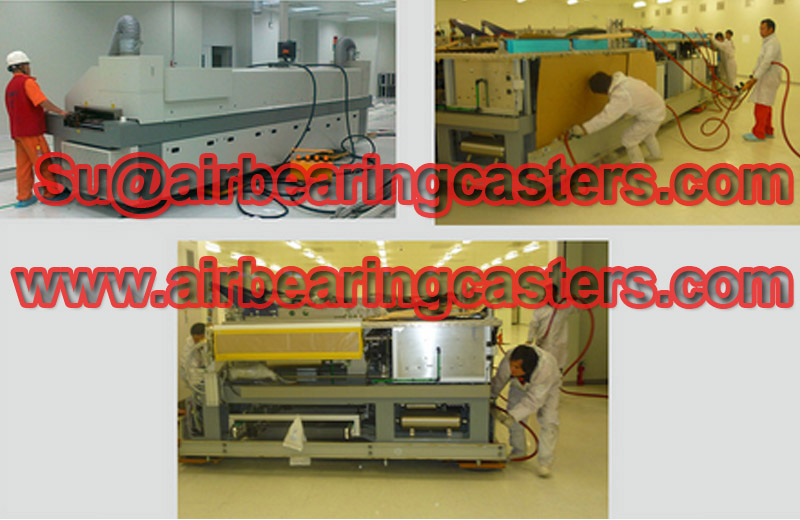 Air bearing casters air moving skates details with quotation - Image 3
