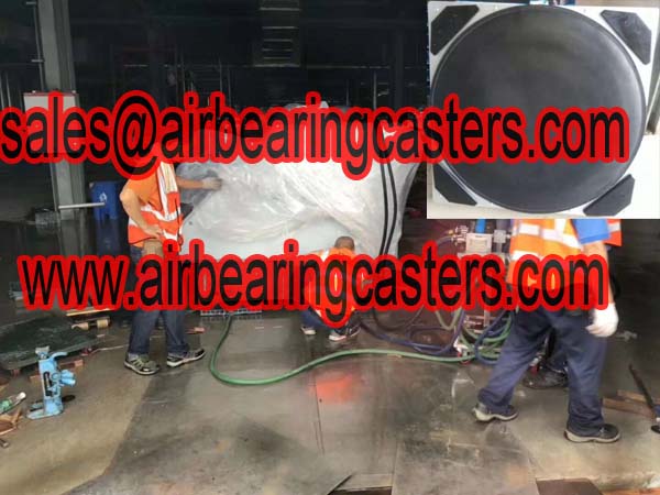 Air Bearing Casters for Heavy Load Maneuvering