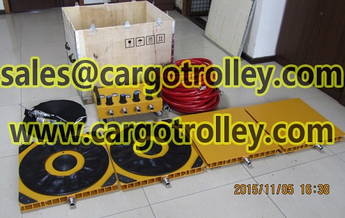 Air bearing movers manual instruction and price list - Image 2