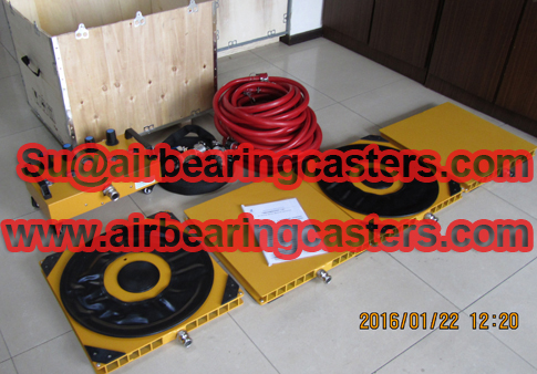 Air Bearing Skids for Heavy Load Positioning