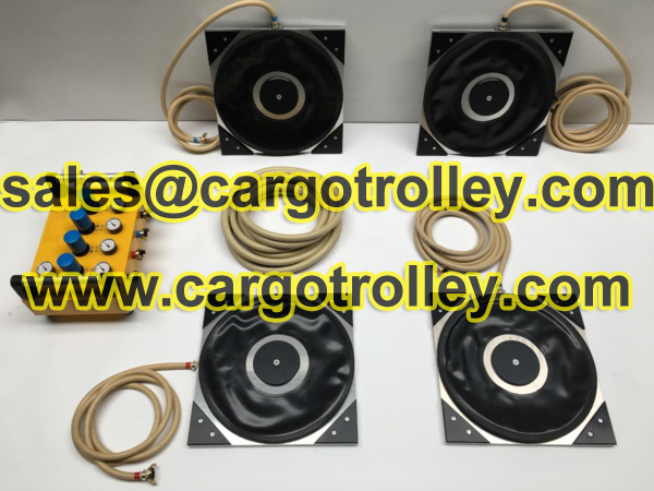 Air Caster Rigging System for Heavy Load Movement