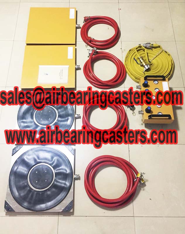 Air Caster Rigging System for Heavy Load Movement