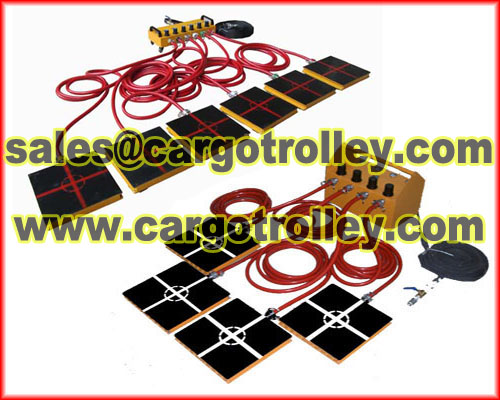 Air caster rigging systems price list and applications - Image 3