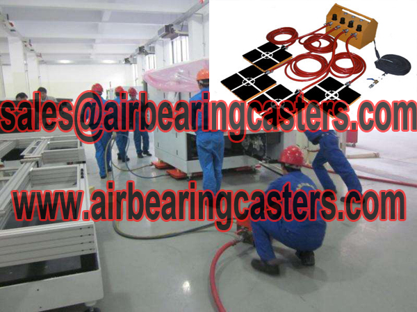Air Caster Rigging System for Heavy Equipment Moving
